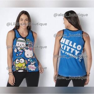 🖤Zumba × Hello Kitty & Friends Mesh Tank (H030)- Size Xs for Women